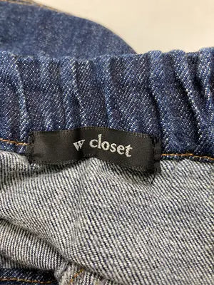 w closet/ダブルクローゼット/つなぎ/オールインワン/オールインワン・サロペット/ブルー