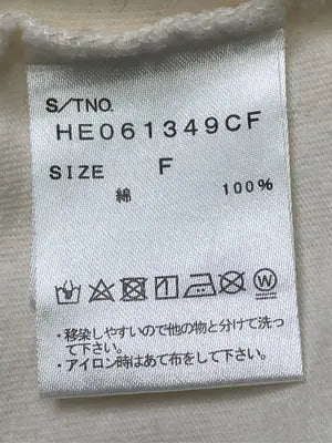 Heather/ヘザー/Tシャツ/カットソー/トップス/ホワイト/F