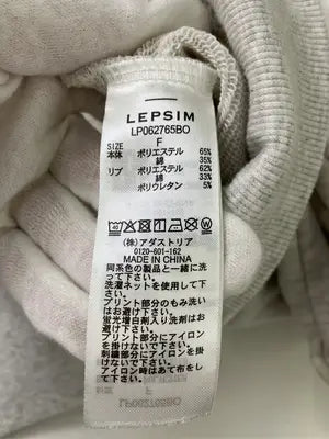 LEPSIM/レプシィム/スウェット/トップス/グレー/F