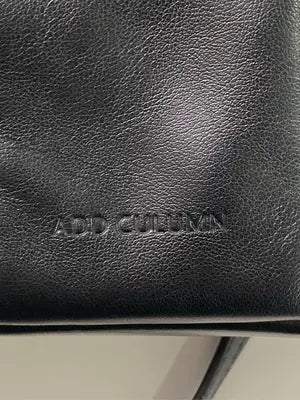 ADD CULUMN/ショルダーバッグ/バッグ/ブラック