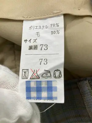 スラックス/パンツ/ベージュ/73