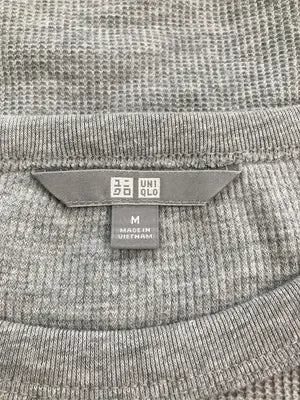 UNIQLO/ユニクロ/Tシャツ/カットソー/トップス/グレー/M