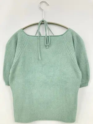 Kasane/カサネ/Tシャツ/カットソー/トップス/ライトグリーン/F