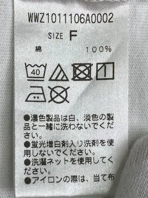 W.W.G/フーズフーギャラリー/Tシャツ/カットソー/トップス/アイボリー/F