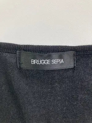 BRUGGE SEPIA/シャツ/ブラウス/トップス/ブラック/M