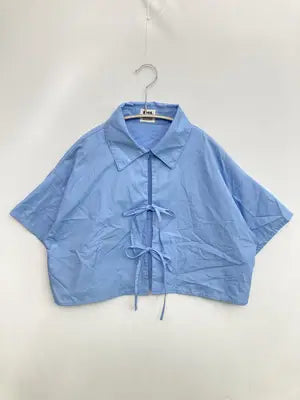 1095/シャツ/ブラウス/トップス/スカイブルー/M  バスト79～87  身長154～162