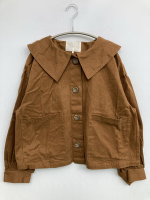 ehka sopo/エヘカソポ/シャツ/ブラウス/トップス/ブラウン/F