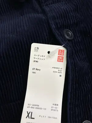 UNIQLO/ユニクロ/シャツ/ブラウス/トップス/ネイビー/XL