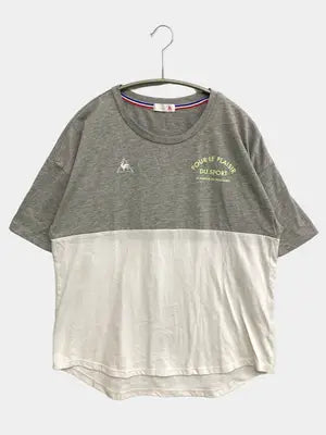 le coq sportif/ルコックスポルティフ/Tシャツ/カットソー/トップス/グレー/XO