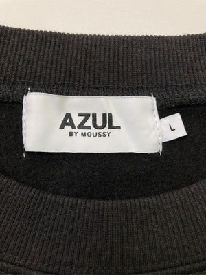 AZUL by MOUSSY/アズールバイマウジー/スウェット/トップス/ブラック/L