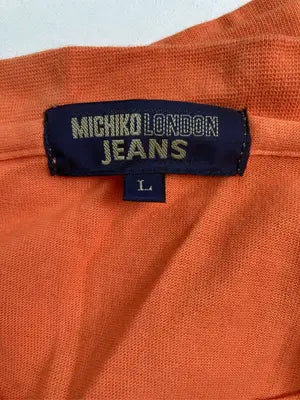 MICHIKO LONDON JEANS/ミチコロンドンジーンズ/Tシャツ/カットソー/トップス/オレンジ/L