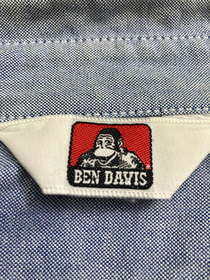 BEN DAVIS/ベンデイビス/シャツ/ブラウス/トップス/スカイブルー/L