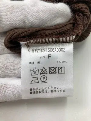 W.W.G/フーズフーギャラリー/Tシャツ/カットソー/トップス/ブラウン/F
