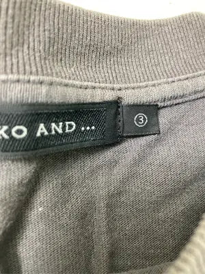 niko and .../ニコアンド/Tシャツ/カットソー/トップス/グレー/M