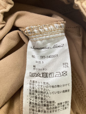 Samansa Mos2/サマンサモスモス/デニムパンツ/パンツ/ベージュ/S