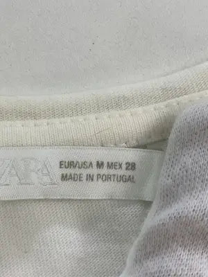 ZARA/ザラ/Tシャツ/カットソー/トップス/ホワイト/USA M