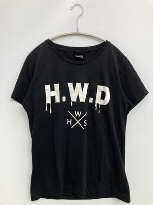 HWS/Tシャツ/カットソー/トップス/ブラック