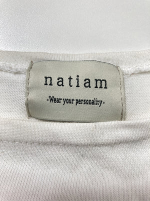 natiam/ナティム/Tシャツ/カットソー/トップス/ホワイト