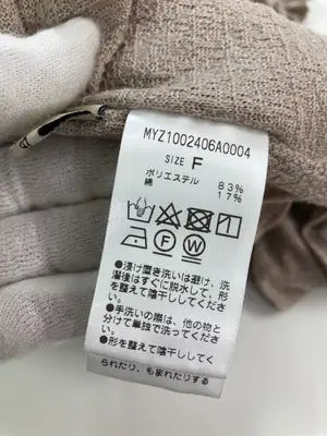 mystic/ミスティック/Tシャツ/カットソー/トップス/ベージュ/F