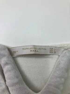 ZARA/ザラ/シャツ/ブラウス/トップス/アイボリー/USA L