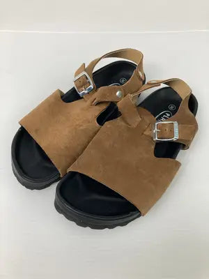 PLAKTON/サンダル/シューズ/ブラウン/38