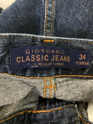 GIORDANO/ジョルダーノ/デニムパンツ/パンツ/ネイビー/34