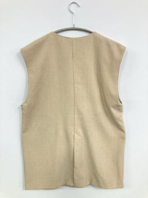 Omekashi/オメカシ/ベスト/トップス/ベージュ/F