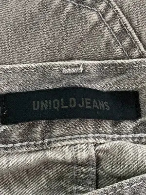 UNIQLO JEANS/ユニクロジーンズ/デニムパンツ/パンツ/グレー/24(61cm)