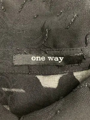 One Way/ワンウェイ/シャツ/ブラウス/トップス/ブラック/F