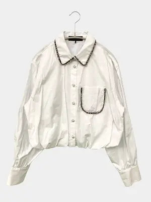ZARA/ザラ/シャツ/ブラウス/トップス/ホワイト/USA M