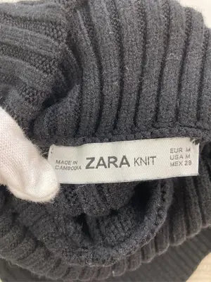 ZARAKNIT/ニット/セーター/トップス/ブラック/USA M