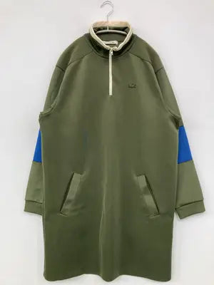 LACOSTE/ラコステ/ノーカラーコート/ジャケット/アウター/グリーン/40