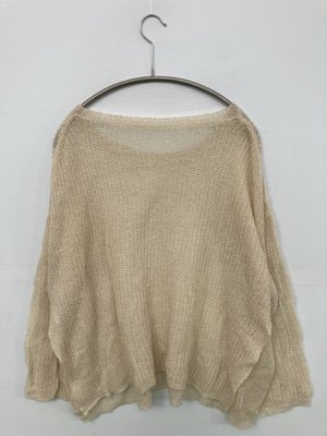 VANNIE U/ヴァニーユー/ニット/セーター/トップス/ベージュ/F