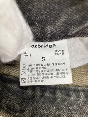 ozbridge/デニムスカート/スカート/ブラック/S