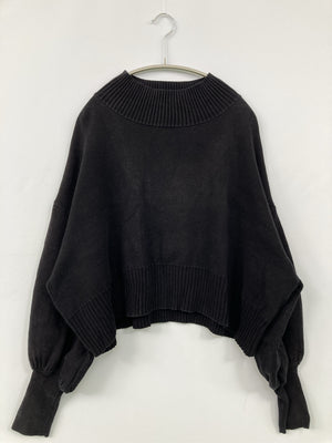 JEANASIS/ジーナシス/ニット/セーター/トップス/ブラック/F