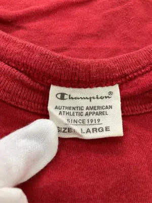 Champion/チャンピオン/Tシャツ/カットソー/トップス/レッド/L