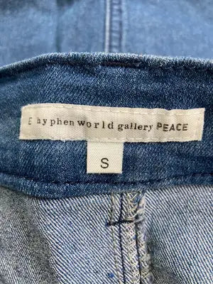E hyphen world gallery peace/イーハイフンワールドギャラリーピース/デニムスカート/スカート/ブルー/S