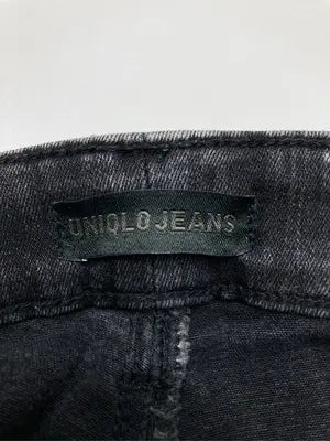 UNIQLO/ユニクロ/デニムパンツ/パンツ/ブラック/25（63.5cm）