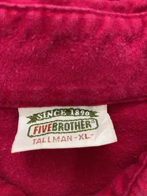 FIVE BROTHER/ファイブブラザー/シャツ/ブラウス/トップス/レッド/XL
