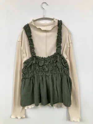 AS KNOW AS PINKY/アズノゥアズピンキー/Tシャツ/カットソー/トップス/グリーン/M