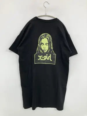 X-GIRL/エックスガール/Tシャツ/カットソー/トップス/ブラック/M