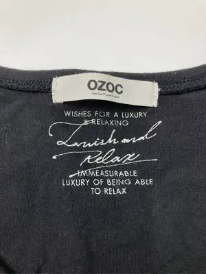 OZOC/オゾック/Tシャツ/カットソー/トップス/ブラック/38