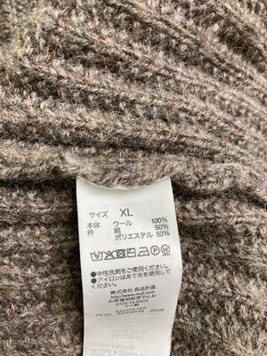 ニット/セーター/トップス/ブラウン/XL