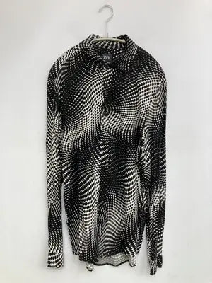 ZARA/ザラ/シャツ/ブラウス/トップス/ブラック/EUR S/USA S/MEX 38