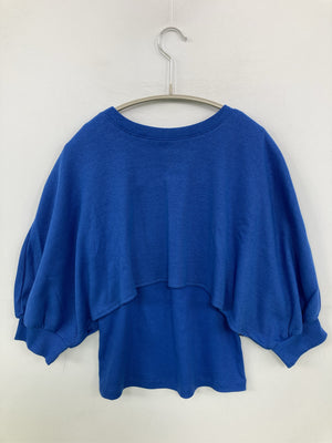 w closet/ダブルクローゼット/ニット/セーター/トップス/ブルー/F