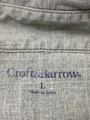 croft&barrow/クラフトアンドバロー/シャツ/ブラウス/トップス/カーキ/L