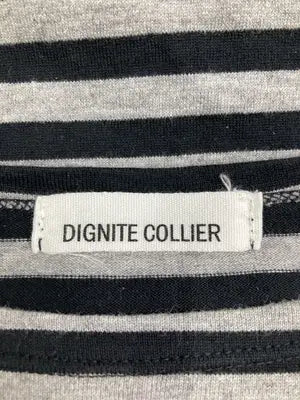 Dignite collier/Tシャツ/カットソー/トップス/グレー/F