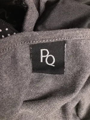 PQ/ワンピース/ワンピース/ドレス/グレー/L
