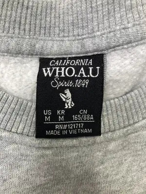 Calfornia Who .a.u/スウェット/トップス/グレー/US M