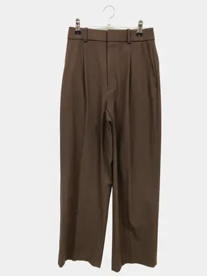UNIQLO/ユニクロ/スラックス/パンツ/ブラウン/S    ウエスト60-66cm